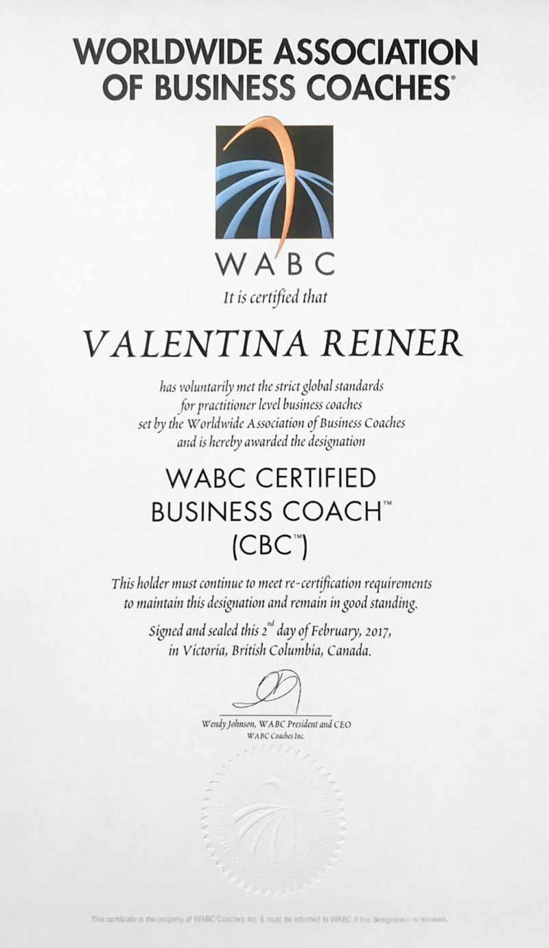 WABC-certificate